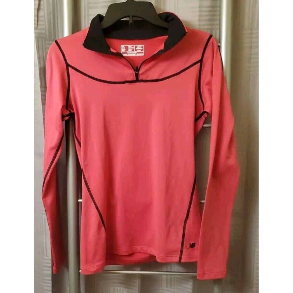 New Balance Running Pullover S Women Hot Pink ¼ Zip Long Sleeve
